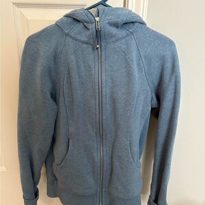 Lululemon Size 8 Scuba Zip-Up Hoodie | Light Blue